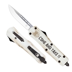 Cobratech Knives MCATIFS-3DNS Come and Take It double action OTF knife. Drop Point. Medium