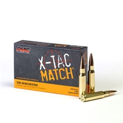 PMC X-TAC MATCH 308 Win 168Gr Match