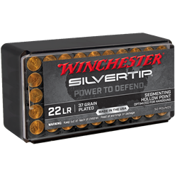 Winchester SILVERTIP 22lr 37gr Segmented Hollow Point Plated