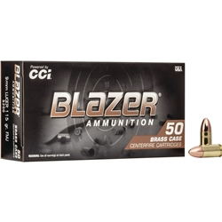 CCI BLAZER 9mm 115gr FMJ 50-pack