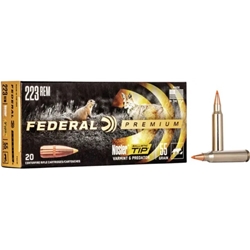 Federal PREMIUM 223 REM 223 Rem 55gr Nosler Ballistic Tip