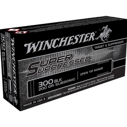 Winchester SUPER SUPPRESSED 300 Blackout 200gr Subsonic OTR