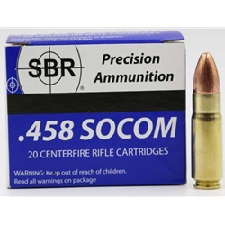 SBR 458-450GR SUB 458 Socom 450gr FMJ