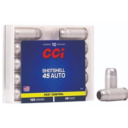 CCI SHOTSHELL 45 ACP 120gr #9 shot