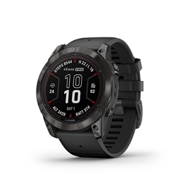 Garmin FENIX 7X PRO SAPH SOLAR 51mm Carbon Gray Ti w/black band