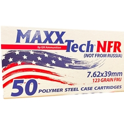 Maxx Tech NFR 7.62x39 FMJ 123gr